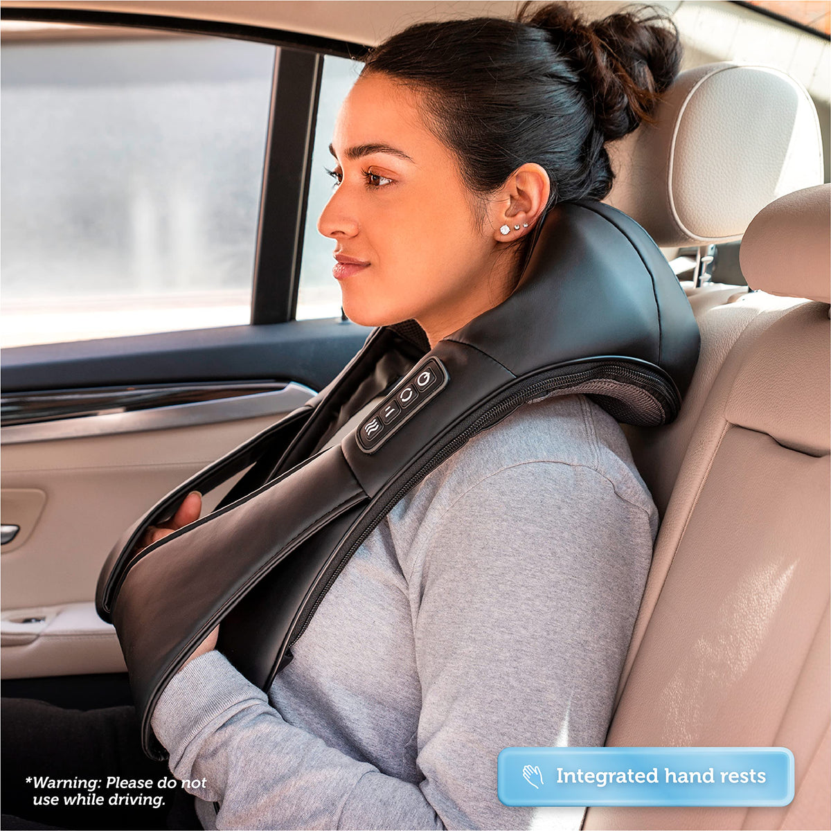 COMFIER Shiatsu Neck and Shoulder Massager,FSA HSA Eligible,Gifts for Mom Dad,Deep Kneading Massage Pillow with Heat, Back Massager, Pillow Massage, Black
