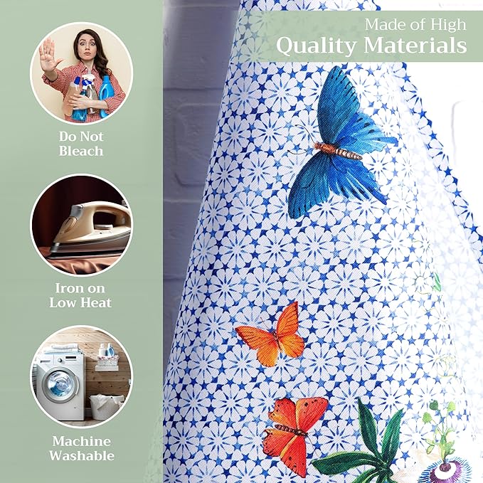 Maison d' Hermine Kitchen Towels Set of 3 100% Cotton 27.50" x 20" Reusable