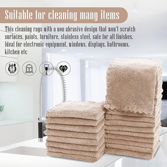 Sunny zzzZZ 24 Pack Kitchen Dishcloths
