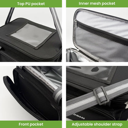 KUOSHI 25L Insulated Lunch Bag for Men/Women Leak-Proof Cooler Bag Liner & Soft Tote, Insulated Cooler Bag, Large Reusable Lunch Box for Work, Beach, Picnic, Fishing