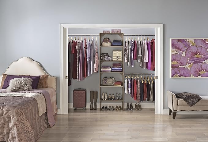 ClosetMaid SuiteSymphony Wood Closet Organizer Starter Kit