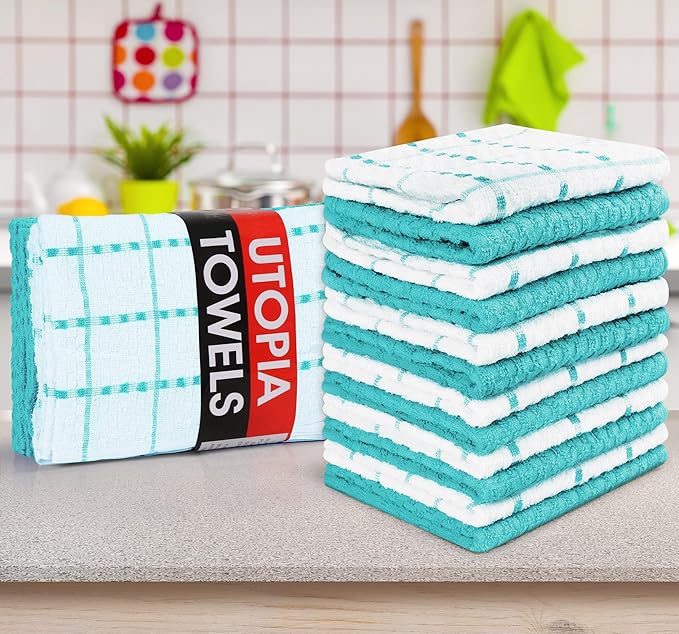 Utopia Towels - Kitchen Towels 12 Pack, 15 x 25 Inches, 100% Ring Spun Cotton