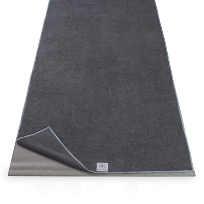 Gaiam Yoga Mat Towel Microfiber Mat-Sized Yoga Towel for Hot Yoga