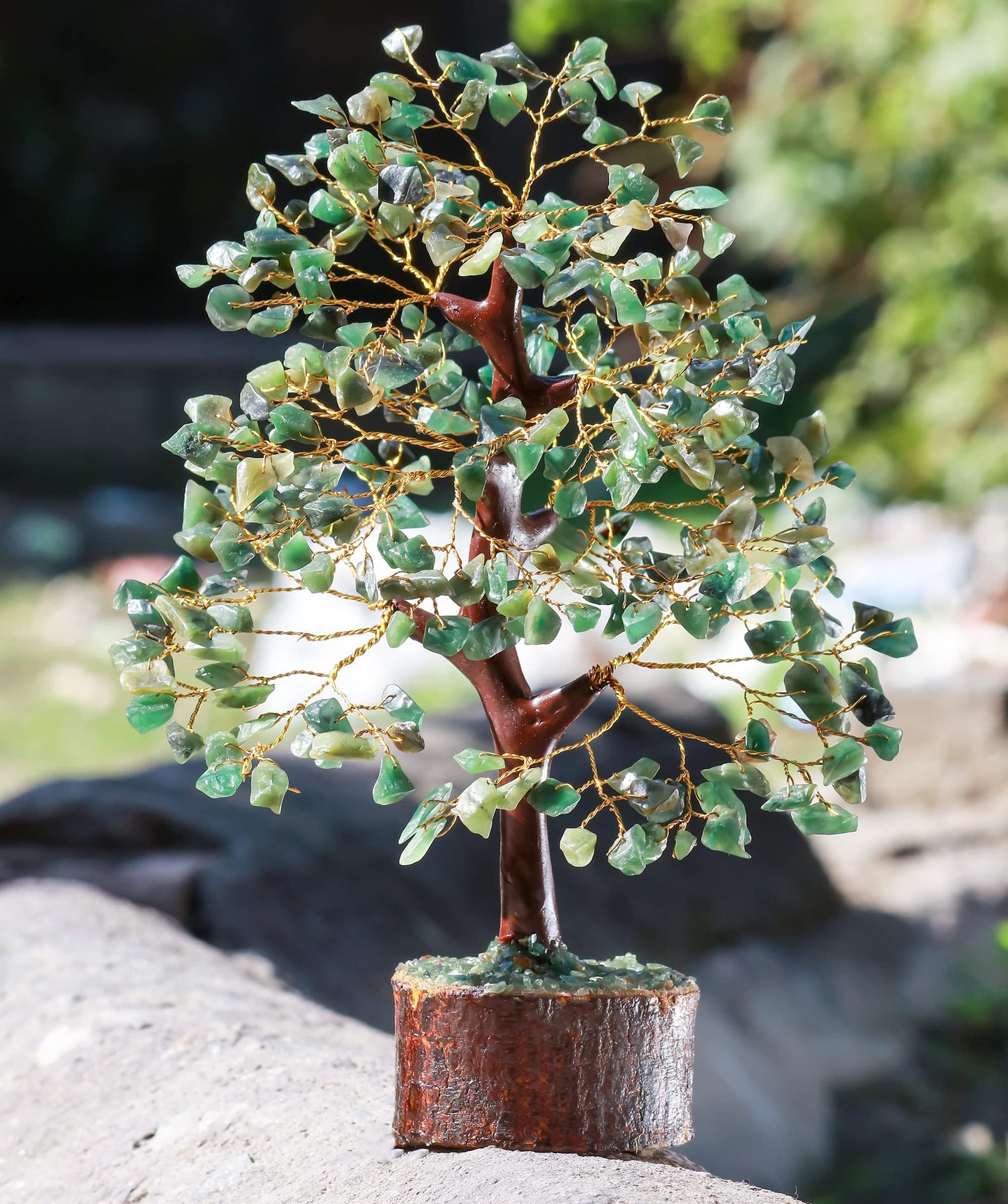 Crocon® Green Aventurine Crystal Tree, Birthday Gifts for Women & Men, Home Decor Healing Crystals Present, Spiritual Gift Room Decor, House Warming Gift Home, Self Care Mom Birthday Gift for Women