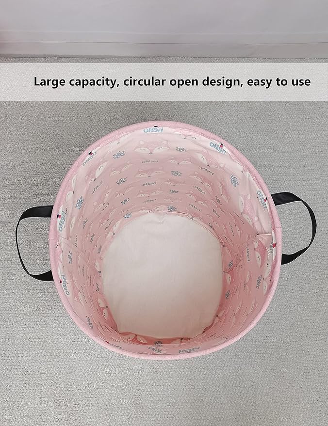 QUEENLALA Large Storage Basket, Laundry Hamper/Bathroom/Home Decor/Collapsible