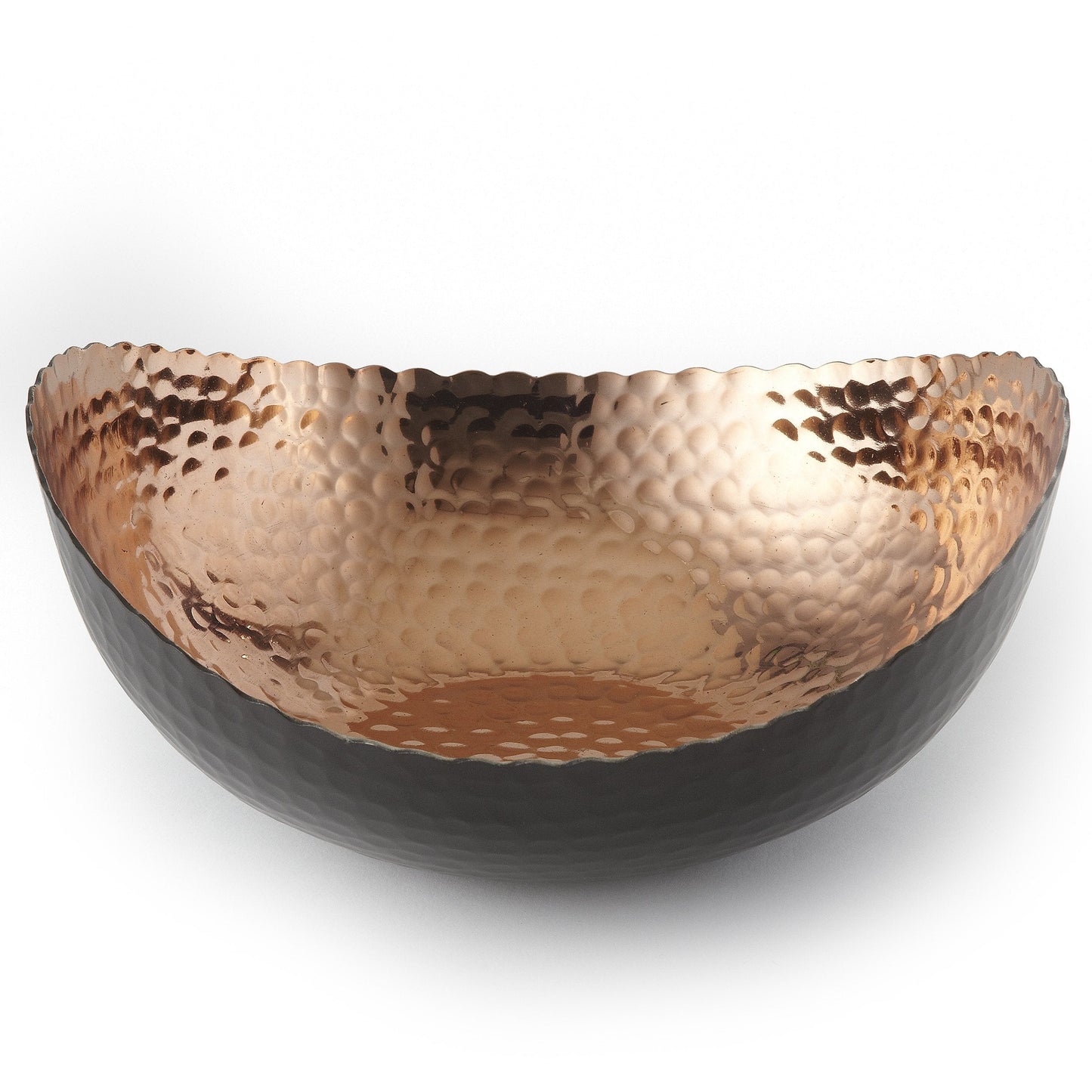 Elegance Eclipse Bowl, 8.25" x 7.5", Black/Copper