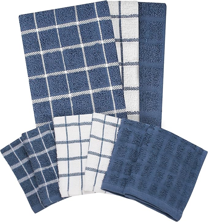 Ritz Premium 3-Pack Kitchen Towel & 6-Pack Dish Cloth Set