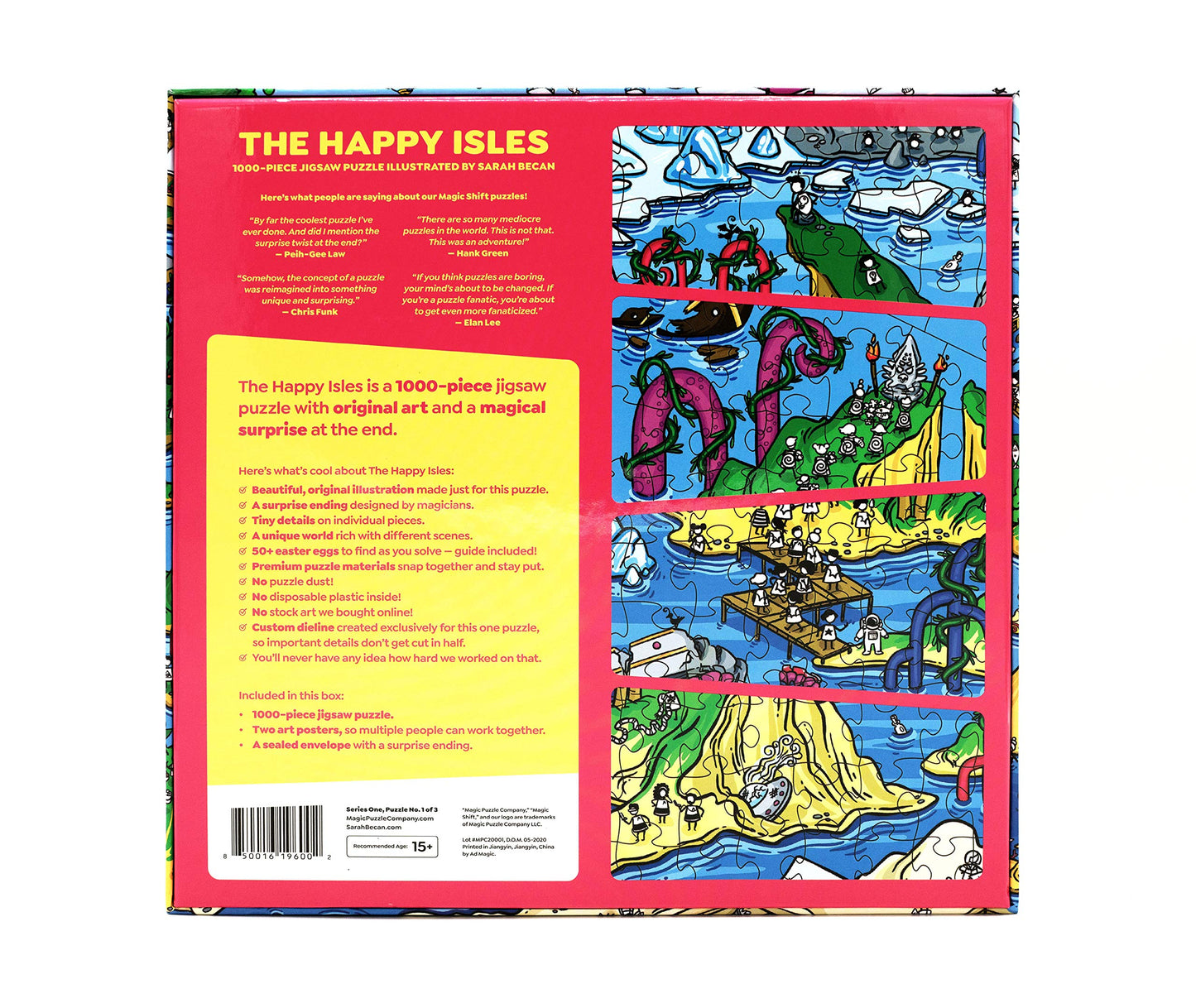 The Happy Isles • 1000-Piece Jigsaw Puzzle from The Magic Puzzle Company • Series One