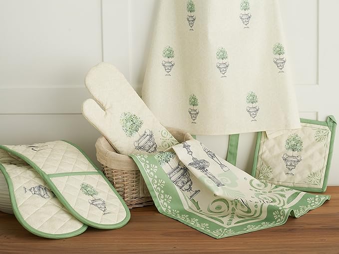 Maison d' Hermine Kitchen Towels Set of 2 100% Cotton 27.50" x 20" Reusable