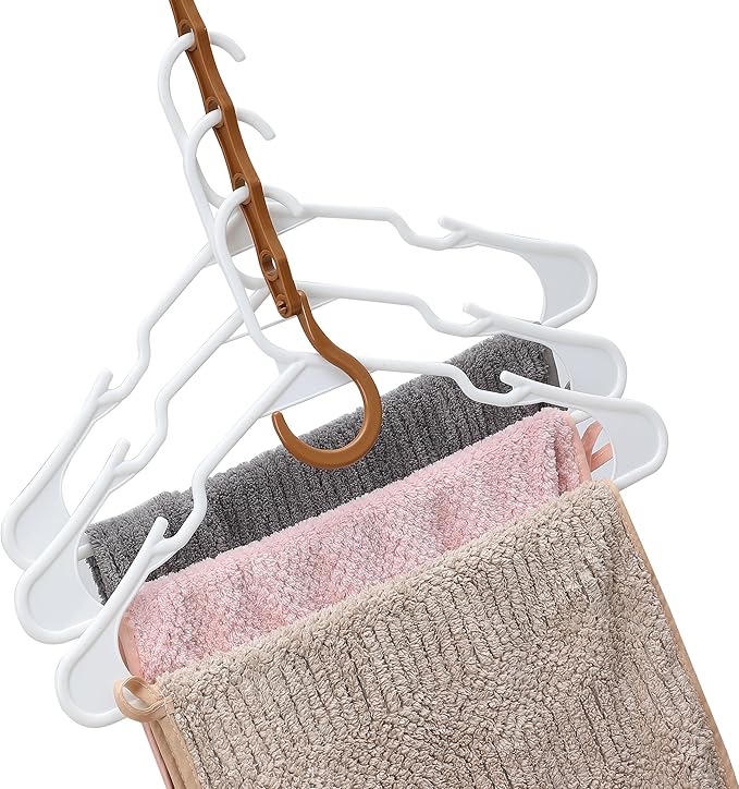 Mr. Pen- Space Saving Hangers for Clothes, Autumn Colors, Plastic Multi Clothes