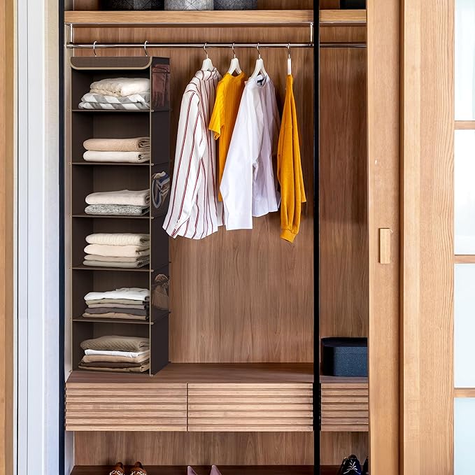 Simple Houseware 6 Shelf Hanging Closet Organizer