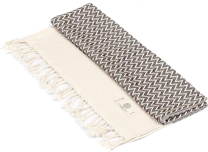 Madamelique Exclusive Hand Towels Set of 2-18 x 40 Inches