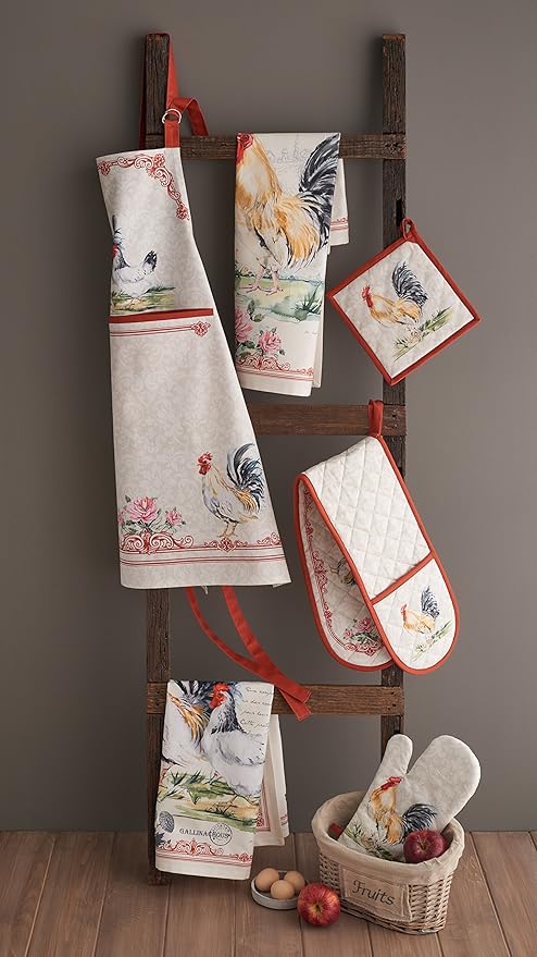 Maison d' Hermine Kitchen Towels Set of 2 100% Cotton 27.50" x 20" Reusable
