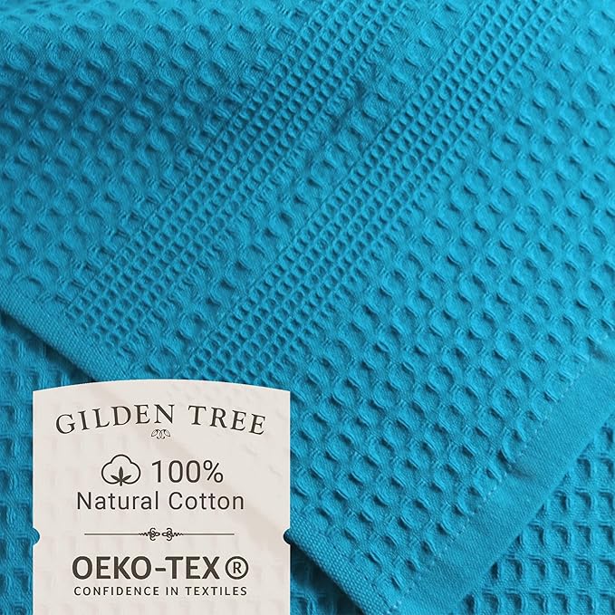 GILDEN TREE Waffle Hand Towels for Bathroom Quick Dry Towel Super Absorbent