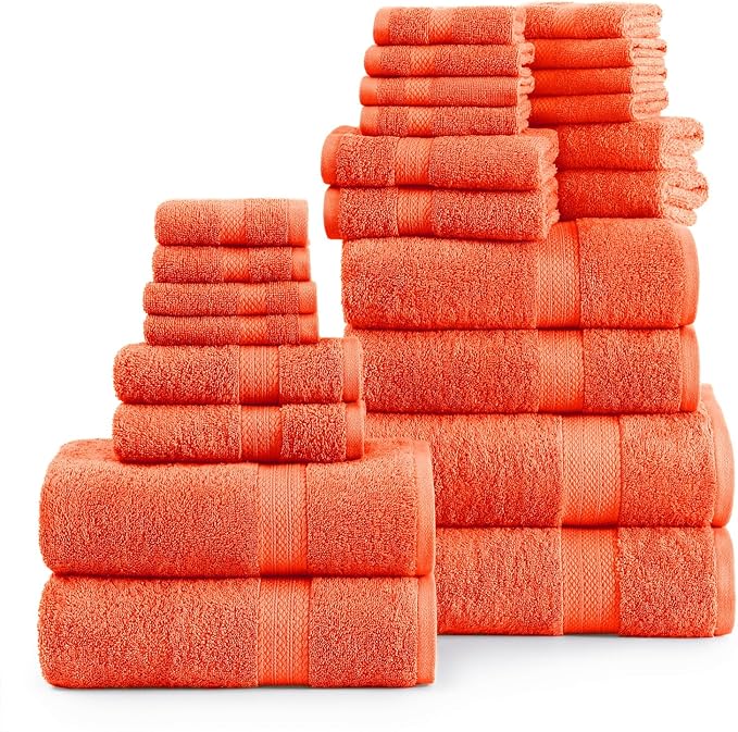 LANE LINEN 100% Luxury Cotton Bath Towel Set