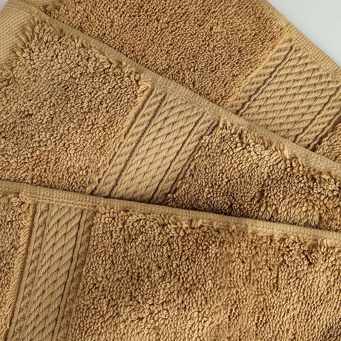 Superior Egyptian Cotton Pile 9 Piece Towel Set, Includes 3 Bath, 3 Hand