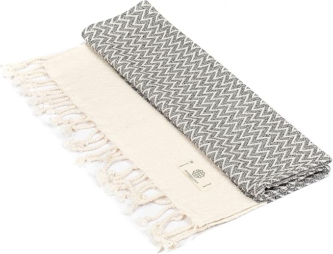 Madamelique Exclusive Hand Towels Set of 2-18 x 40 Inches