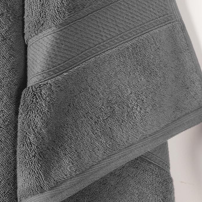 SUPERIOR Egyptian Cotton Pile Bath Towel Set of 2, Ultra Soft Luxury Towels