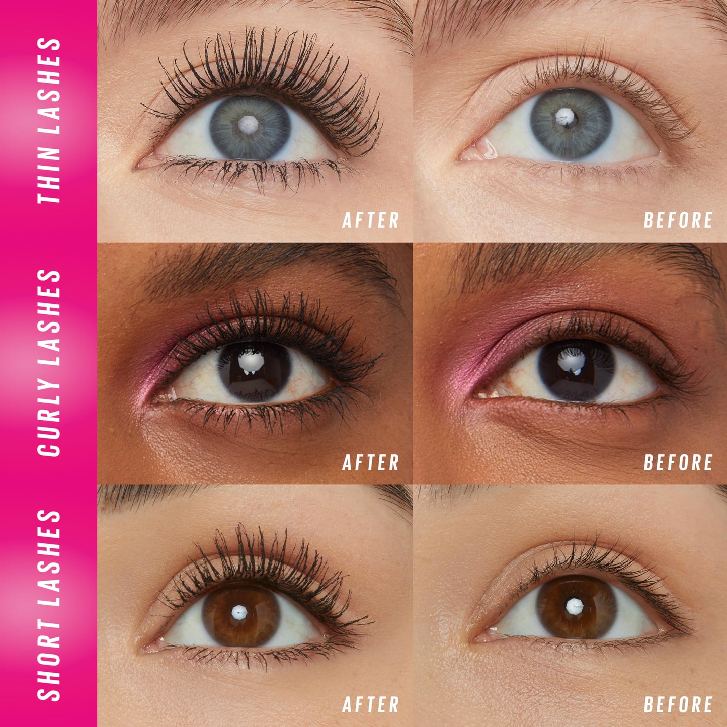 Maybelline Lash Sensational Firework Washable Mascara, Lengthening & Volumizing Mascara for up to 24HR wear, Very Black, 1 Count
