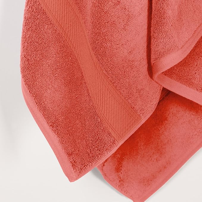 Superior Egyptian Cotton Pile Bath Towel Set of 2, Ultra Soft Luxury Towels