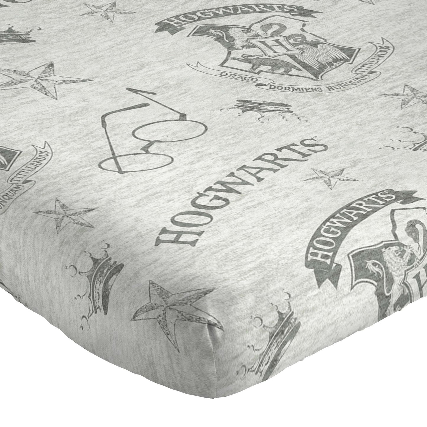Jay Franco Harry Potter Spellbound 5 Piece Full Bed Set - Includes Reversible Comforter & Sheet Set - Bedding Features Hogwarts Logo - Super Soft Polyester (Official Harry Potter Product)