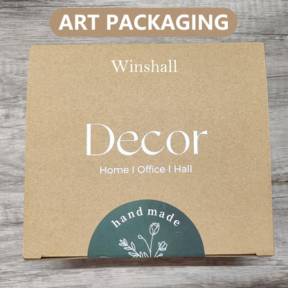 Winshall Thinker Statues and Sculptures,Sandstone Resin Thinker Statue Ornaments, Abstract Style Sculptures, Housewarming Gifts, Home Decorations, Living Room Desk Decor (Sandstone)