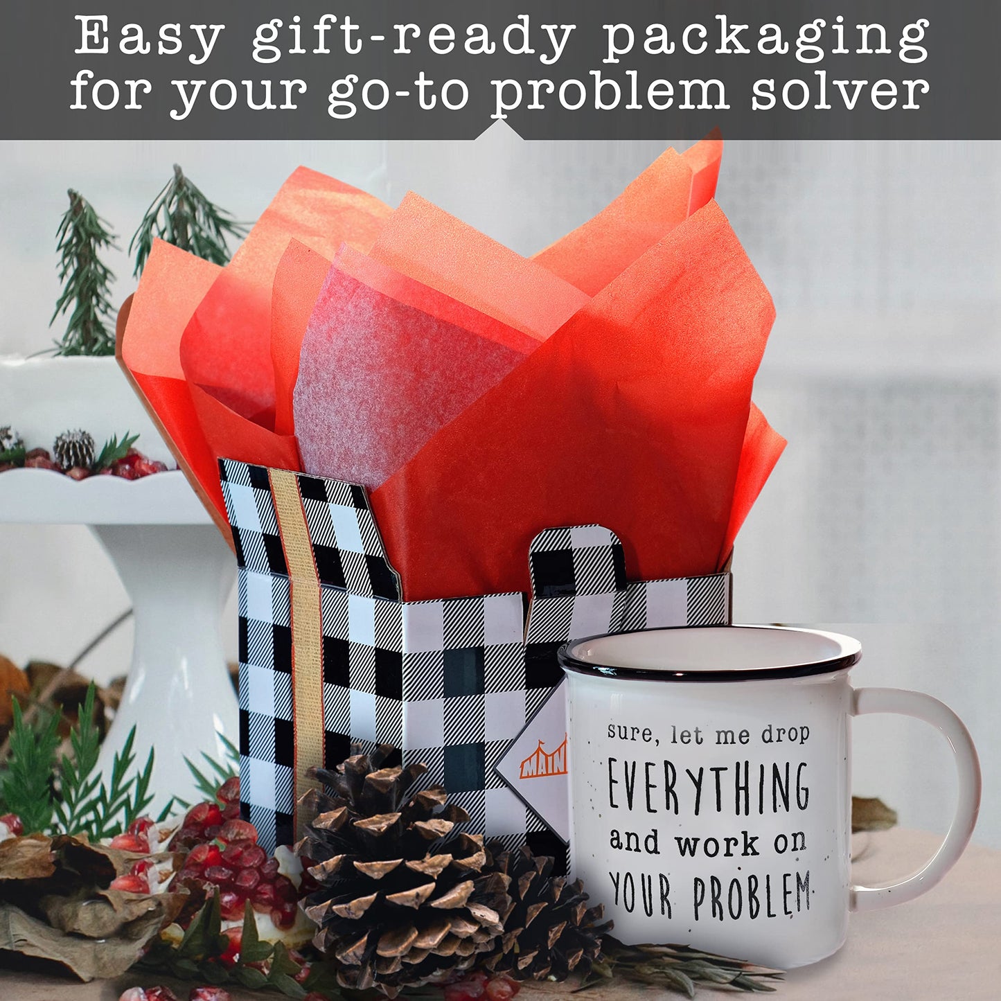 MAINEVENT Let Me Drop Everything Mug 11 Oz, Funny Coworker Coffee Mug, Work Ceramic Coffee Cup