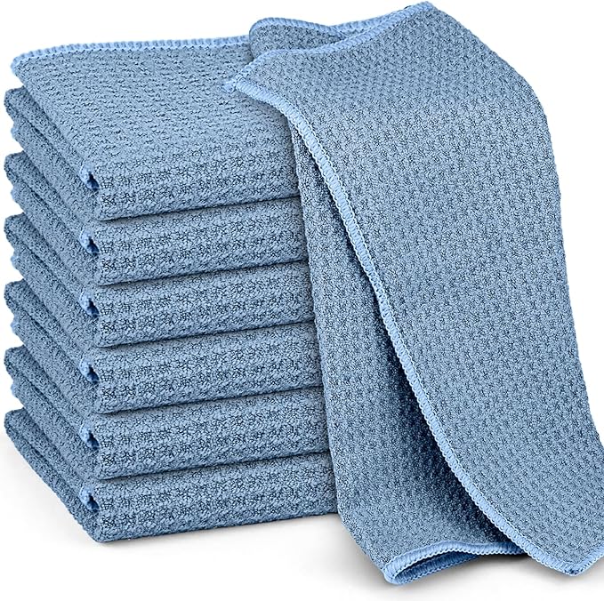 Microfiber Cleaning Cloth Waffle Weave
