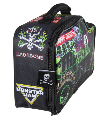 Monster Jam Grave Digger Truck Shaped Insulated Big Large Work Lunch Box Bag