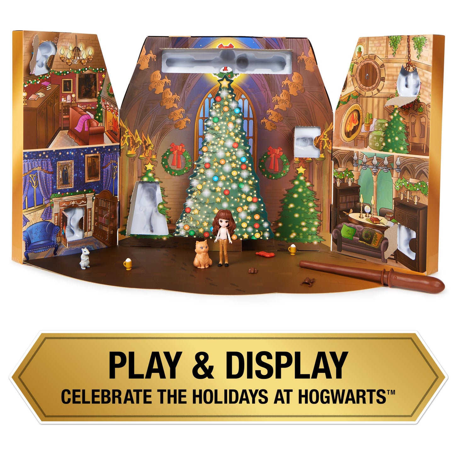 Wizarding World Harry Potter, Magical Minis Advent Calendar 2023 with 24 Gifts, Surprise Toys Christmas Countdown Calendar, Kids Toys for Ages 6 & up