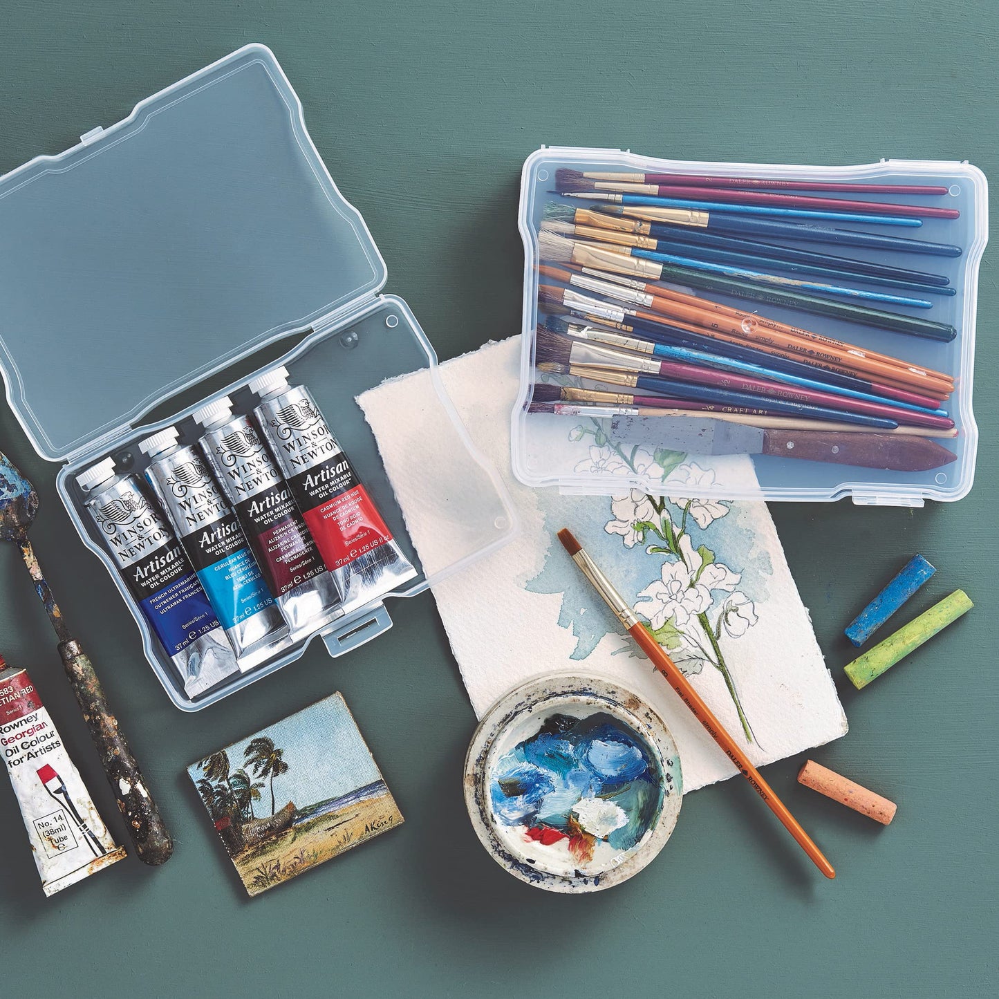 Burwells Jumbo Photo Storage Box Set – Photograph Organiser Craft Case, 16 6x4 Inner Photo Keeper Cases. Holds and Protects up to 1600 Photos