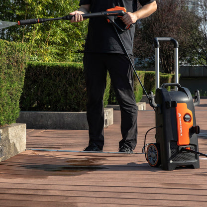 Yard Force EW U15E 2200W High Pressure Washer with 150Bar Max Pressure and 450L/h Flow Rate