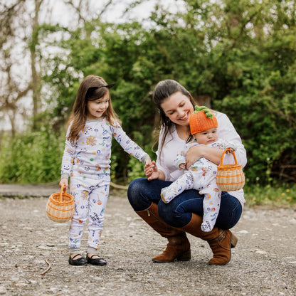 Burt's Bees Baby Baby Girl's Kids Pajamas, Tee and Pant 2-Piece Pj Set, 100% Organic Cotton, Halloween Treats