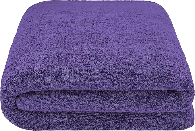 American Soft Linen 100% Cotton 600 GSM Turkish 40x80 Oversized Bath Towel Sheet
