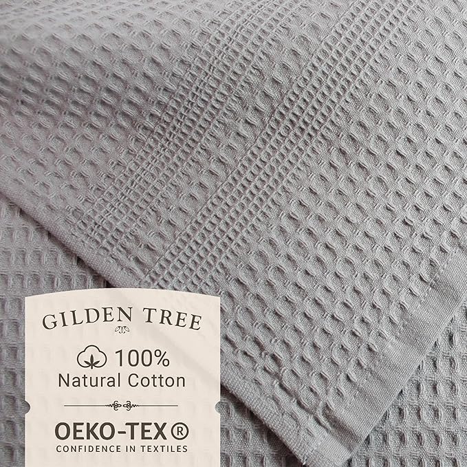 GILDEN TREE Waffle Hand Towels for Bathroom Quick Dry Towel Super Absorbent