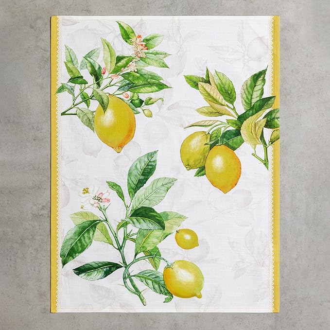 Maison d' Hermine Kitchen Towels Set of 3 100% Cotton 27.50" x 20" Reusable
