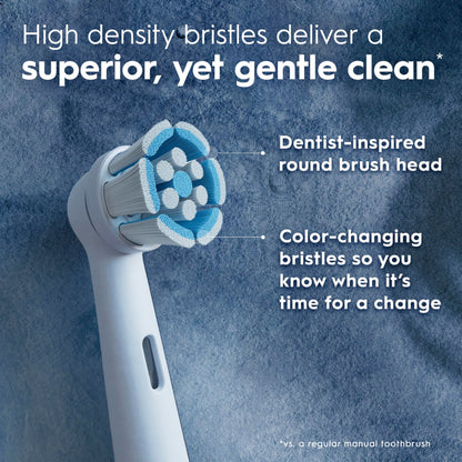 Oral-B iO Series Ultimate Clean Electric Toothbrush Replacement Brush Heads for an Oral-B Electric Toothbrush, 2 count, White