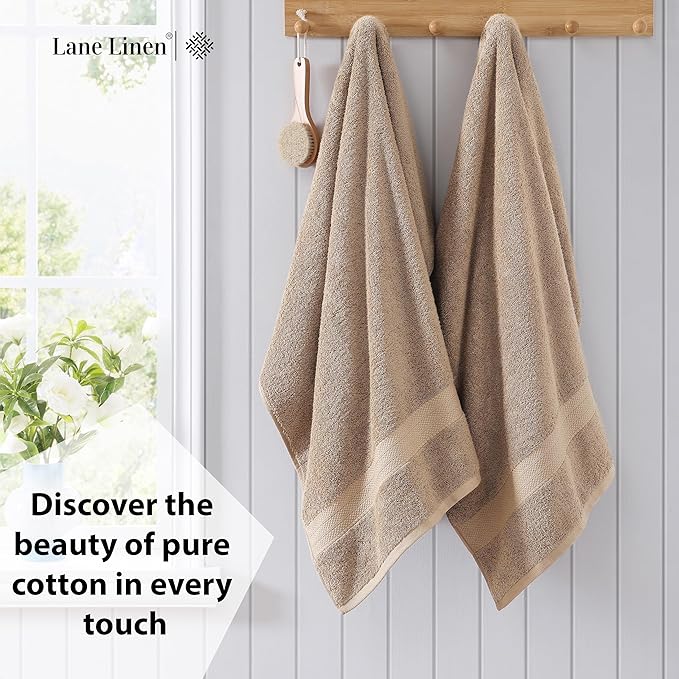 LANE LINEN Luxury Bath Towels Set of 4
