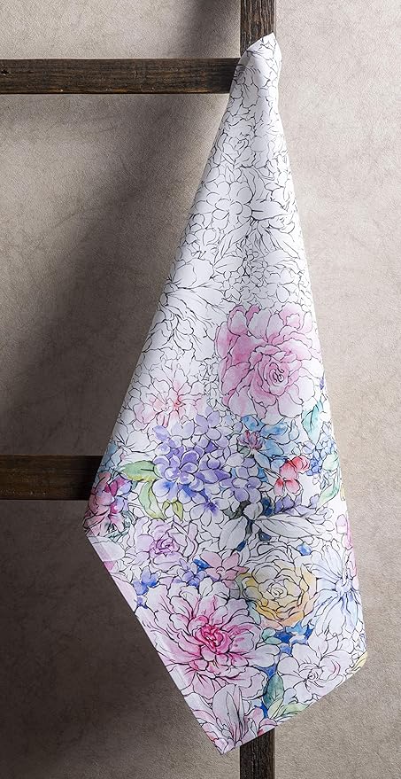 Maison d' Hermine Kitchen Towels Set of 3 100% Cotton 27.50" x 20" Reusable