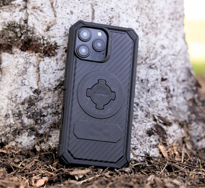 Rokform Rugged Case Compatible with iPhone 16 Pro Max, Magnetic Cover (Black)