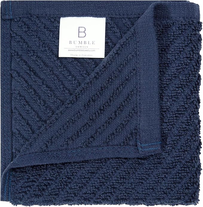 Bumble Towels Premium Kitchen Dish Cloths | 8 Pack | Diagonal Deluxe Dish Cloth