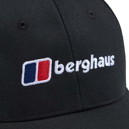 Berghaus Mens Logo Recognition Baseball Cap | Snap Adjuster, Black, One Size