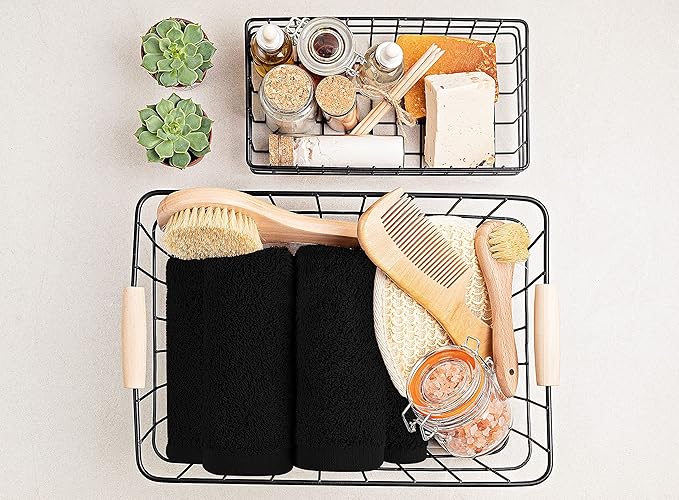Utopia Towels 24 Pack Cotton Washcloths Set, 100% Ring Spun Cotton, Highly