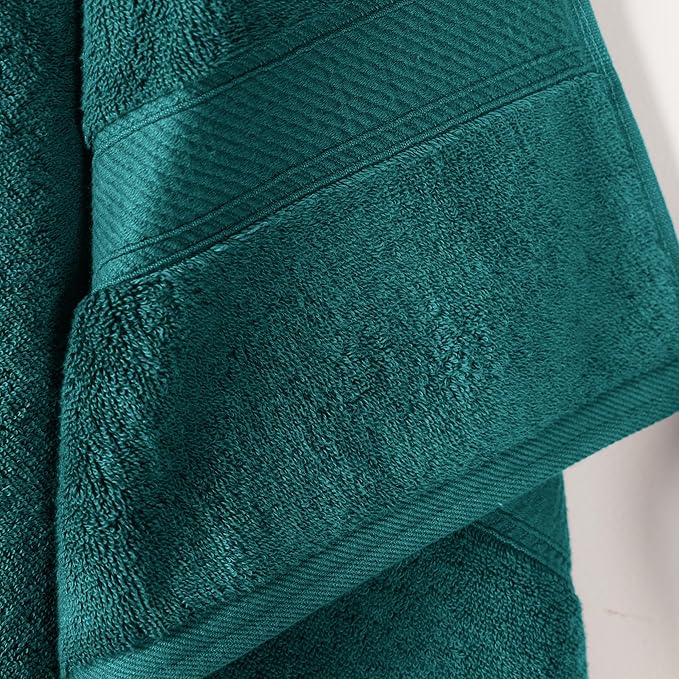 SUPERIOR Egyptian Cotton Pile Bath Towel Set of 2, Ultra Soft Luxury Towels