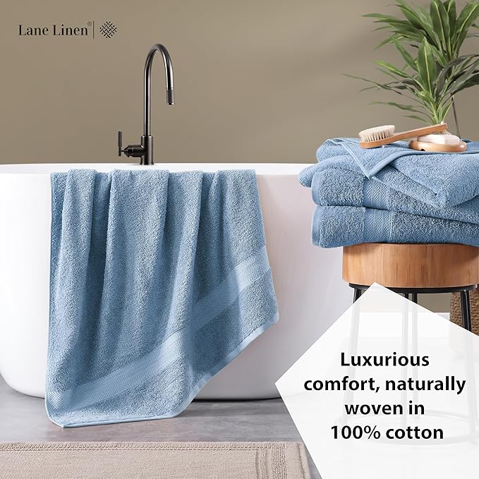 LANE LINEN 100% Ring Spun Cotton Bath Sheets