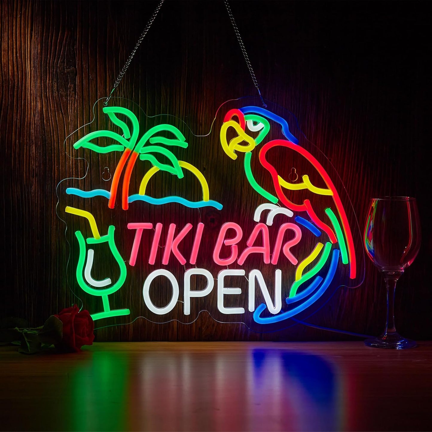 Its 5 00 O'clock Some Where Neon Sign for Wall Décor Dimmable LED Man Cave Bar Beer Garage Neon Light USB Powered Neon Art Signs Decor