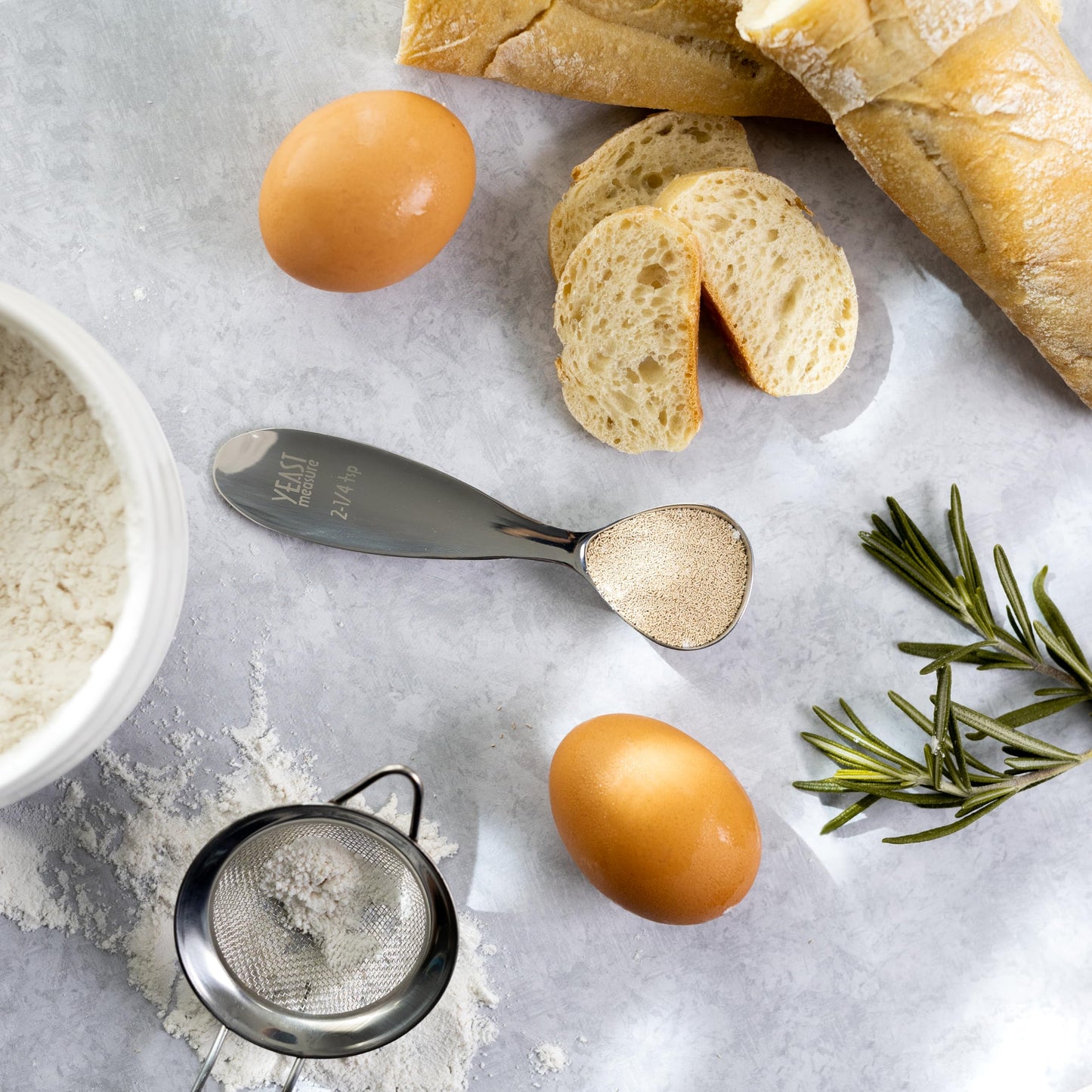 Fox Run Stainless Steel Yeast Measuring Spoon, 2.25 Teaspoons, 0.25 Ounces