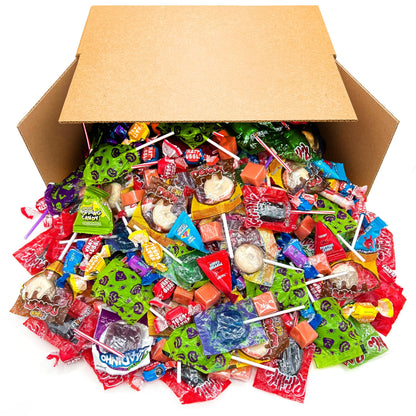 Halloween Candy Variety Pack | 10 Pound Box | Bulk Candy for Classroom | Party Mix Individually Wrapped | Popping Rocks, Lollipops, Gum, Caramels, Taffies | Assorted Pinata Fillers