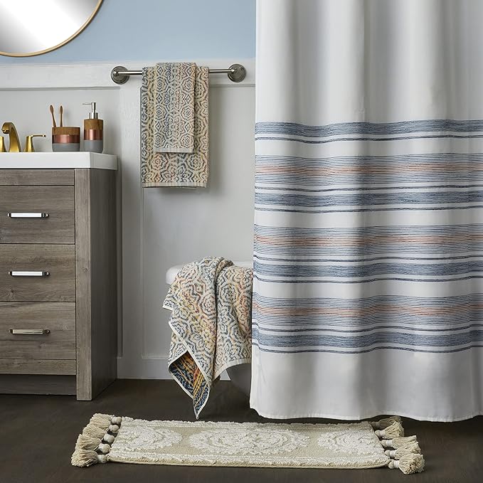SKL Home Rhapsody 100% Cotton Premium Bath Towel, 550 GSM, Reversible, Soft &