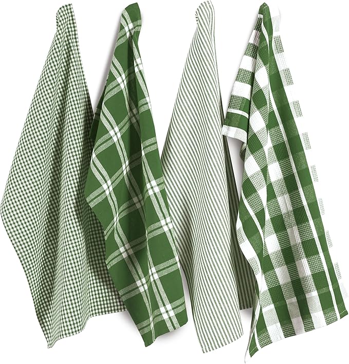 LANE LINEN 100% Cotton Kitchen Dish Cloths, Ultra Soft Absorbent Quick Drying